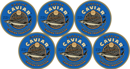 Caviar Osciètre 6 bocaux de 678g